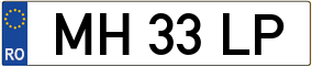 Truck License Plate